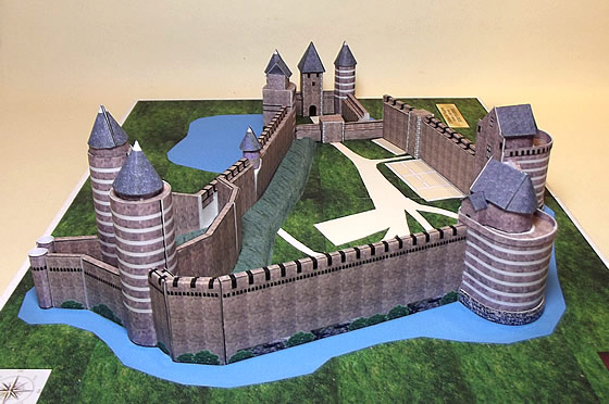 Maquette du chateau de Fougeres