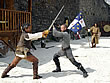 Combat à l'épée au Chateau de Murol